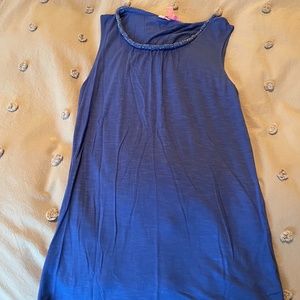 Lilly Pulitzer beaded neck tank top size S